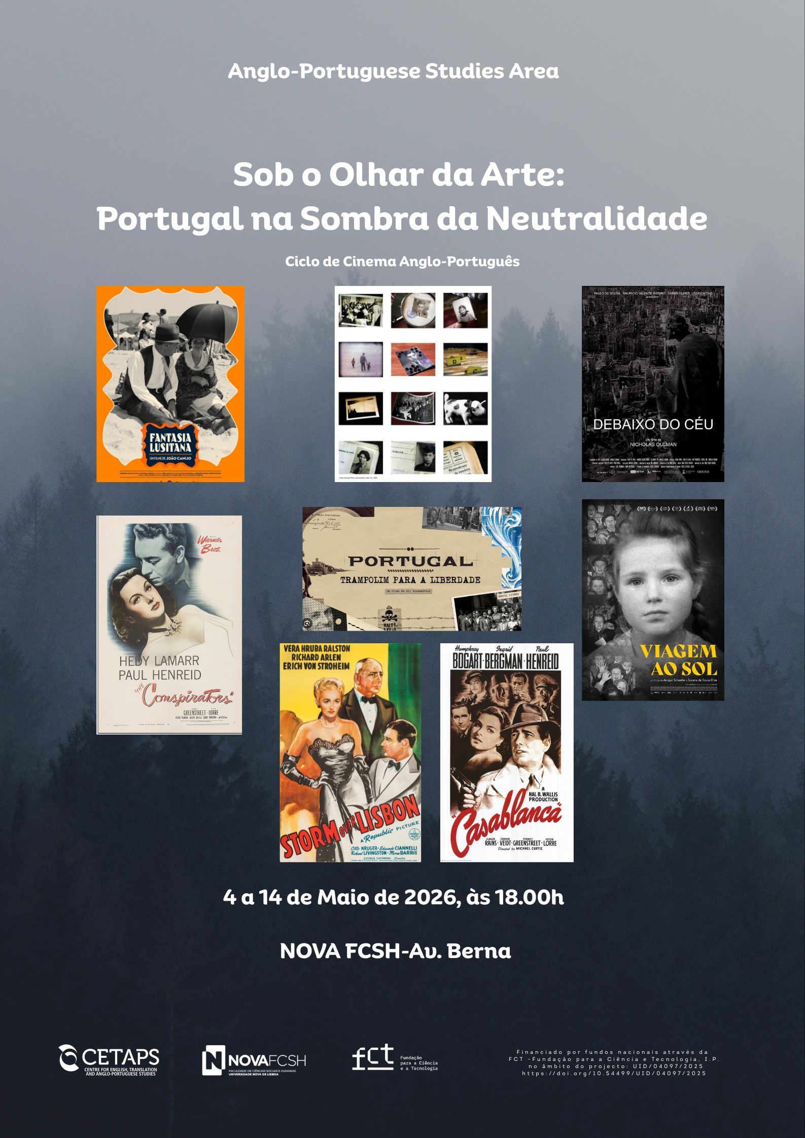 Ciclo de Cinema Anglo-Português – Sob o Olhar da Arte: Portugal na Sombra da Neutralidade