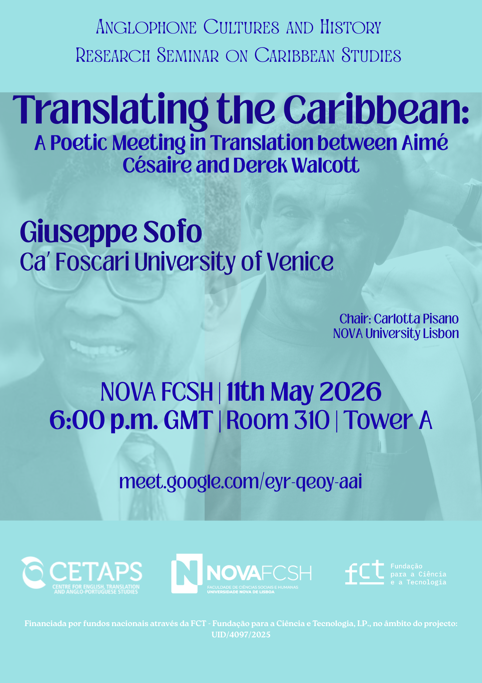 Translating the Caribbean: A Poetic Meeting in Translation between Aimé Césaire and Derek Walcott